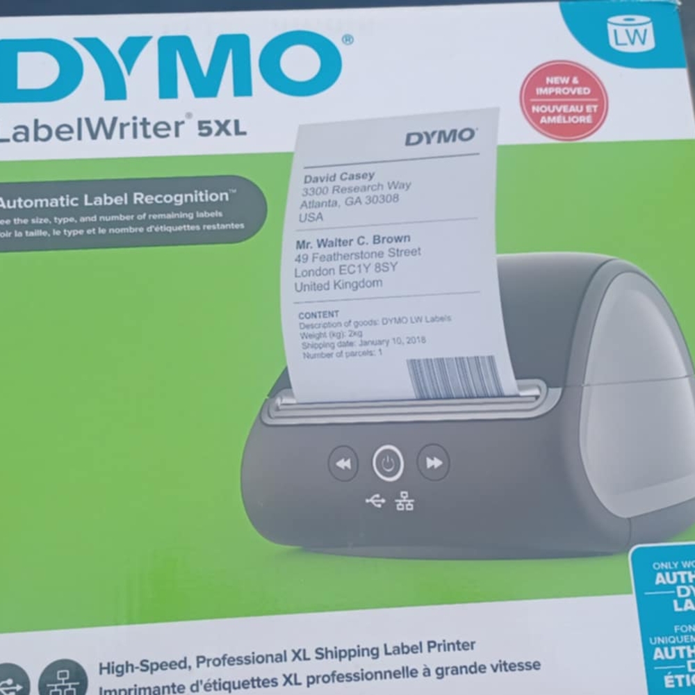 DYMO LabelWriter 5XL in Gray and Green